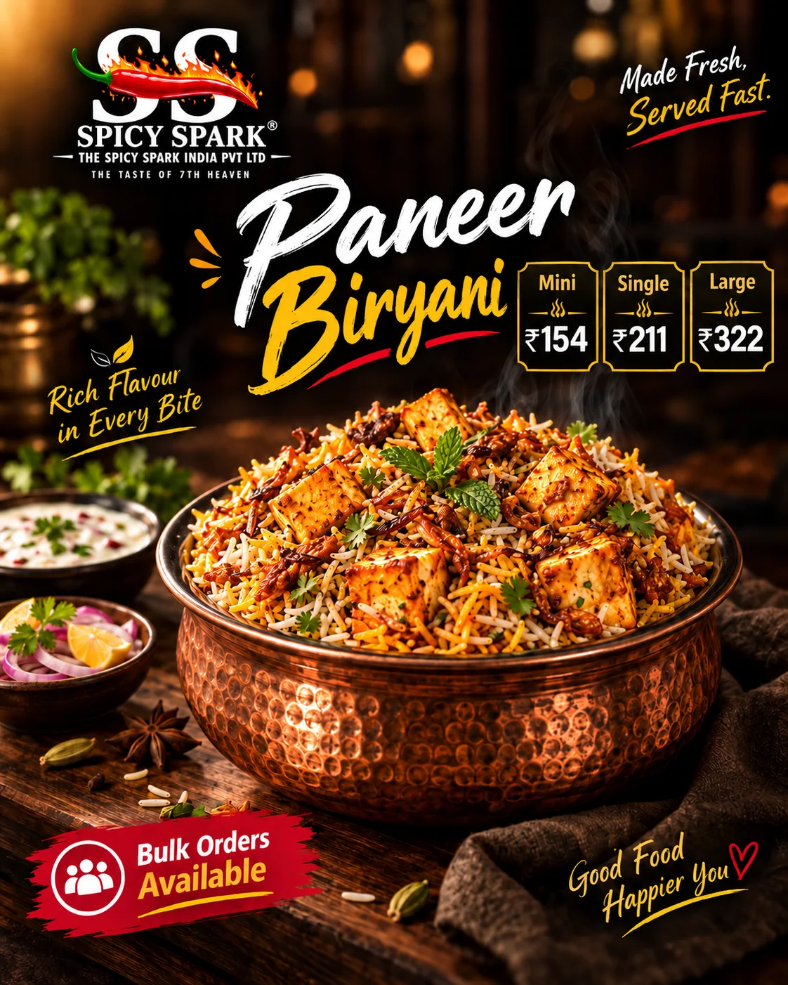 Paneer Biryani